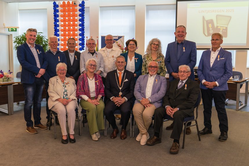 Groepsfoto decorandi - Lintjesregen 2025